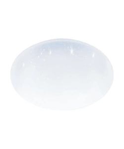 Plafoniera led da interno eglo 'pogliola-s' bianco effetto stellato 4000k 31 cm